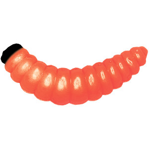 Мягк.приманки LureMax WOOD WORM 1''/2см, LSW1-017 Orange (10 шт.)
