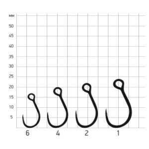 Крючки Saikyo SSBL075 In-line Eye Barbless