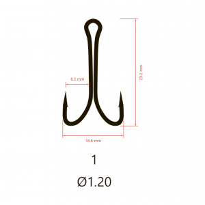 Крючки двойные Saikyo KH-11041 Double Hook (B-Norm..